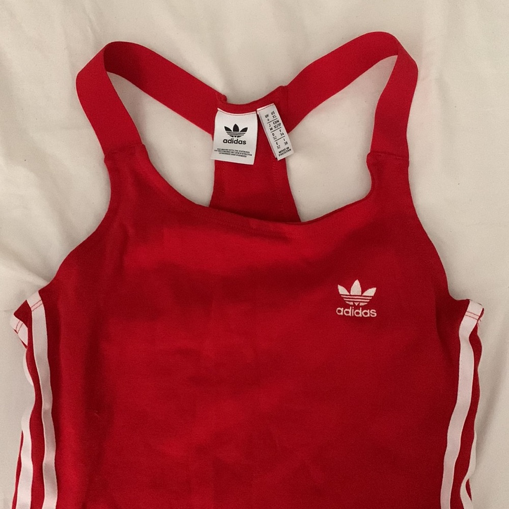 NWOT adidas red dress